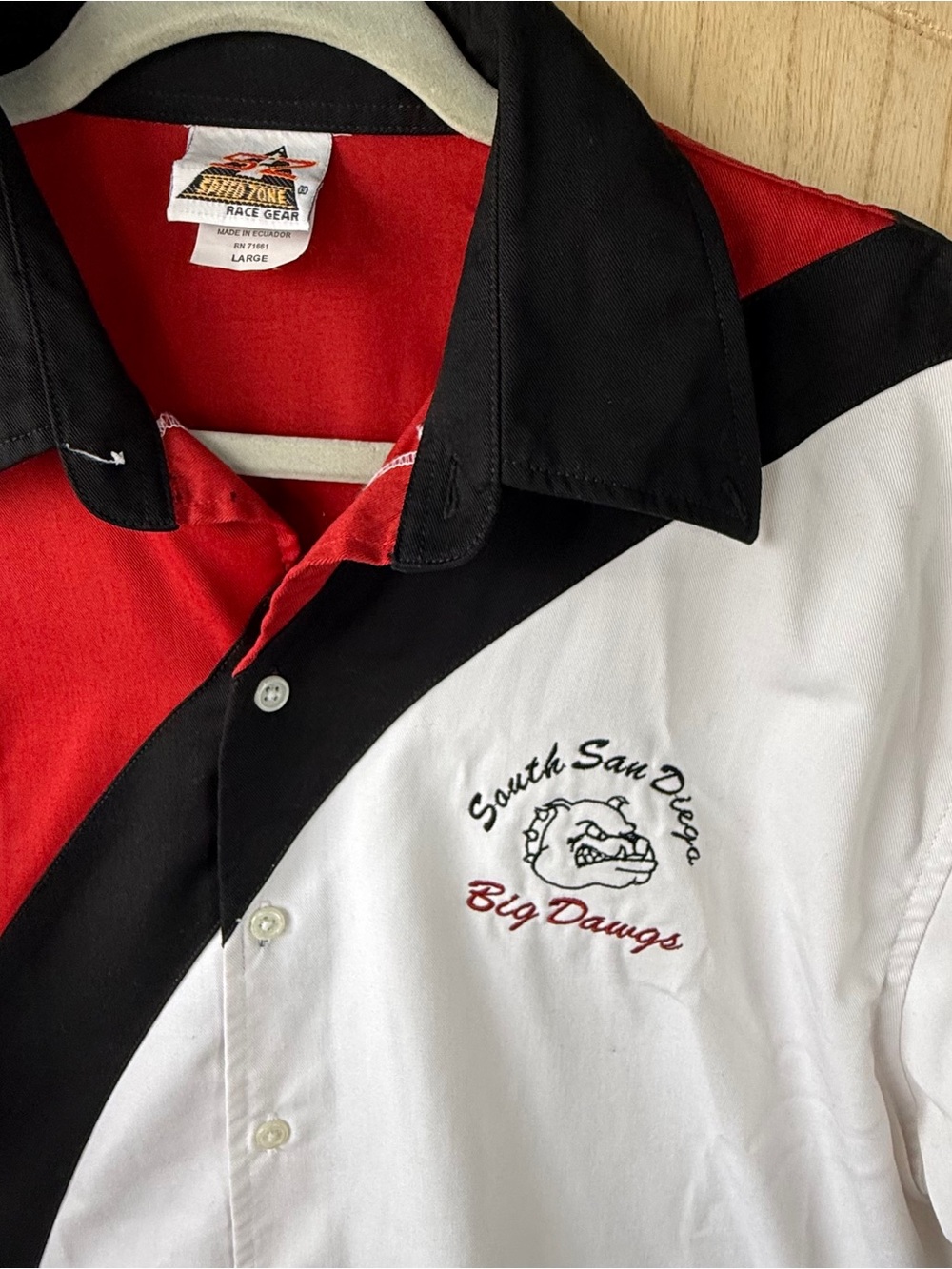 Vintage Speedway Race Gear Big Dawgs Racing Shirt Men’s Large